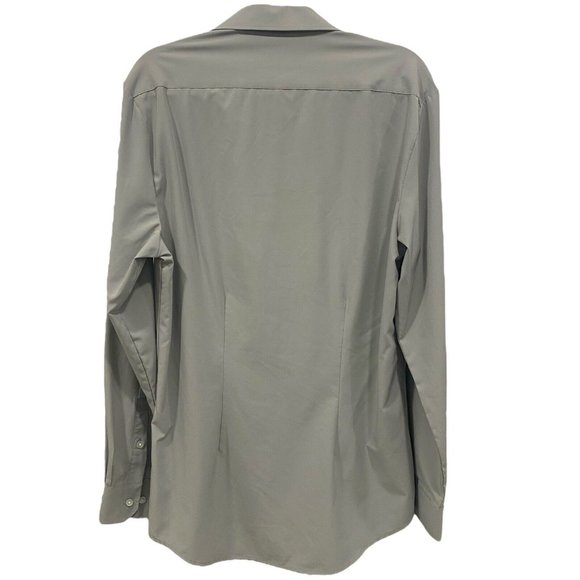 &COLLAR Men's Salton Classic Slim STAIN RESISTANT Button Down Dress Shirt XL NEW - Picture 3 of 6